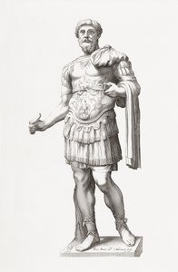 Römischer Kaiser Marcus Aurelius. Porträt.