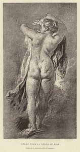 Studie für die Venus im Bad von Francois (after) Boucher