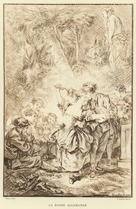 Der deutsche Tanz von Francois (after) Boucher