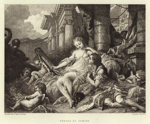 Renaud und Armide von Francois (after) Boucher