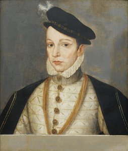 Porträt von König Karl IX. von Frankreich von Francois (school of) Clouet
