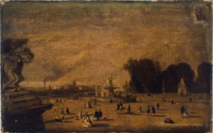 Blick auf den Place de la Concorde, heutiger 8. Bezirk, zwischen 1804 und 1858