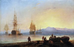 Schwestern und Schiffe im Mittelmeer von Francois Barry