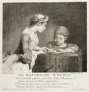 Die Schulmeisterin von Francois Bernard Lepicie