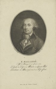 François-René-Augustin Mallarmé 1755-1831, ca. 1800 von Francois Bonneville