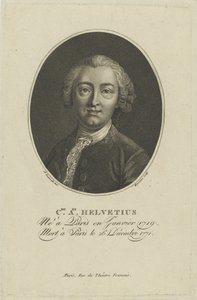 Porträt von Claude Adrien Helvétius 1715-1771, um 1800 von Francois Bonneville