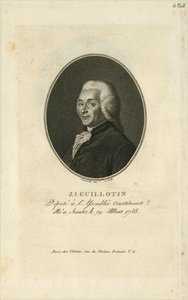 Porträt von Joseph-Ignace Guillotin, 1738-1814, 1796