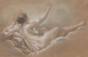 Danae empfängt den Goldregen von François Boucher