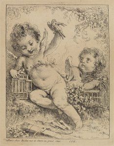 Die eingesperrte Turteltaube von François Boucher