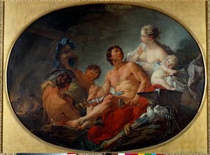 Die Schmieden des Vulkan von François Boucher