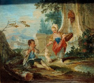 Der gelehrte Hase von François Boucher