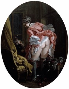 Der gehobene Rock von François Boucher
