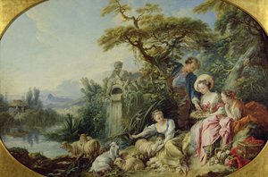 Das Geschenk des Schäfers oder Das Nest von François Boucher