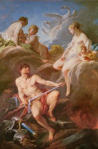 Venus bittet Vulkan um die Rüstung des Aeneas