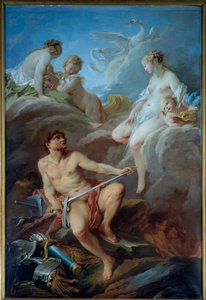 Venus bittet Vulkan um Waffen für Aeneas