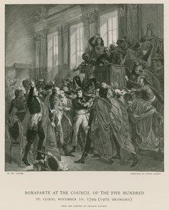 Bonaparte im Rat der Fünfhundert von Francois Bouchot