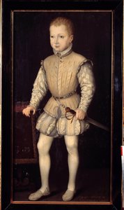 Porträt von Heinrich IV. von Navarra (1553-1610) als Kind im Alter von 4 Jahren