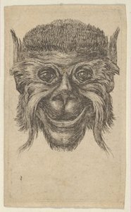 Affenmaske, aus Divers Masques, ca. 1635-45 von Francois Chauveau