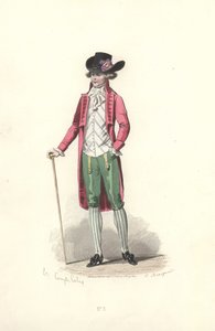 Dandy, Ära von Marie Antoinette. von Francois Claudius Compte Calix