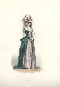 Frau im Chapeau und Redingote, Ära von Marie Antoinette von Francois Claudius Compte Calix