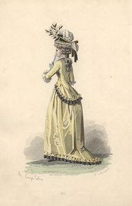 Frau in Seidenjacke und Kleid, Ära von Marie Antoinette von Francois Claudius Compte Calix
