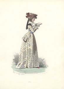 Frau, die ein Buch liest, Ära von Marie Antoinette von Francois Claudius Compte Calix
