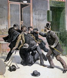 Die Verhaftung von Ravachol, 1892