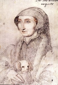 Margarete von Navarra (1523-1574) (Zeichnung) von François Clouet