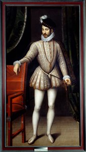 Ganzkörperporträt von Karl IX. (1550 - 1574) König von Frankreich von François Clouet