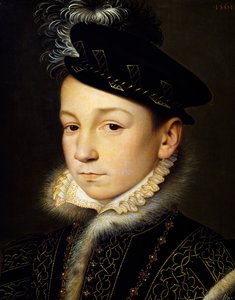 Porträt von Karl IX. von Valois, König von Frankreich