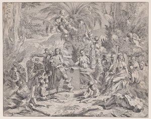Eine Allegorie der Malerei, 17. Jahrhundert von Francois Collignon