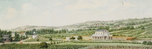 Ein Bahnhof in den Vororten von Paris, 1846 von Francois Debret
