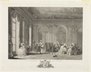 Die Versammlung im Salon