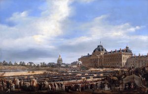 Verteilung von Fahnen an die Nationalgarde, 29. August 1830 von Francois Dubois