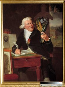 Porträt von Antoine Augustin, Baron Parmentier, Agronom mit der Ehrenlegion. Gemälde von François Dumont l