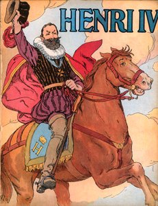 König Heinrich IV. (1553-1610) (König von Frankreich Henri IV) Illustration von François Édouard Zier (1856-1924) in 