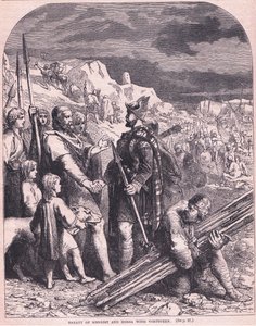 Vertrag von Hengist und Horsa mit Vortigern 600 n. Chr.
