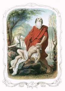 Abraham opfert Isaak von Francois Feyen Perrin