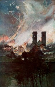 Beschuss von Verdun mit Brandgranaten, Frankreich, 25.-26. März 1916, 1926