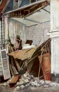 Die Vorderseite eines Hauses, Arras, Frankreich
