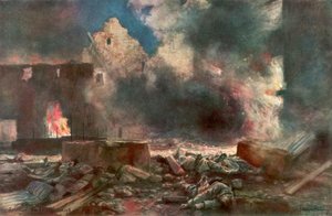 Der Lessard-Hof, zwischen Marizy und Neuilly Saint Front, Frankreich, 18. Juli 1918