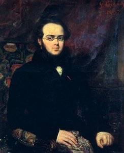 Porträt von Jacques Fromental Elie Levy, bekannt als Halevy von Francois Gabriel Guillaume Lepaulle