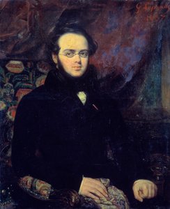 Porträt des französischen Komponisten Jacques Fromental Levy genannt Halevy (1799-1862) von Francois Gabriel Guillaume Lepaulle