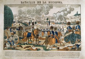 Schlacht von Borodino, Russland, 7. September 1812, um 1835 von Francois Georgin