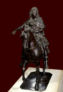 Reiterstatue von König Ludwig XIV. in Bronze gegossen