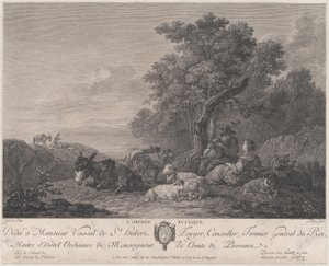 Der rustikale Orpheus von Francois Godefroy