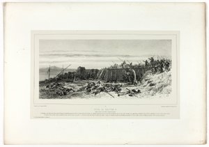 Eroberung des Bastions Nr. 9, aus Souvenirs d’Italie: Expedition de Rome