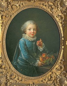 Junge mit Pfirsichen, 1760 von Francois Hubert Drouais