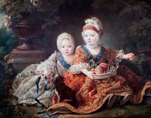 Herzog von Berry (später Ludwig XVI.) und Graf von Provence (später Ludwig XVIII.) als Kinder