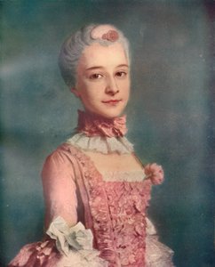 La Dame En Rose, 18. Jahrhundert, 1911 von Francois Hubert Drouais